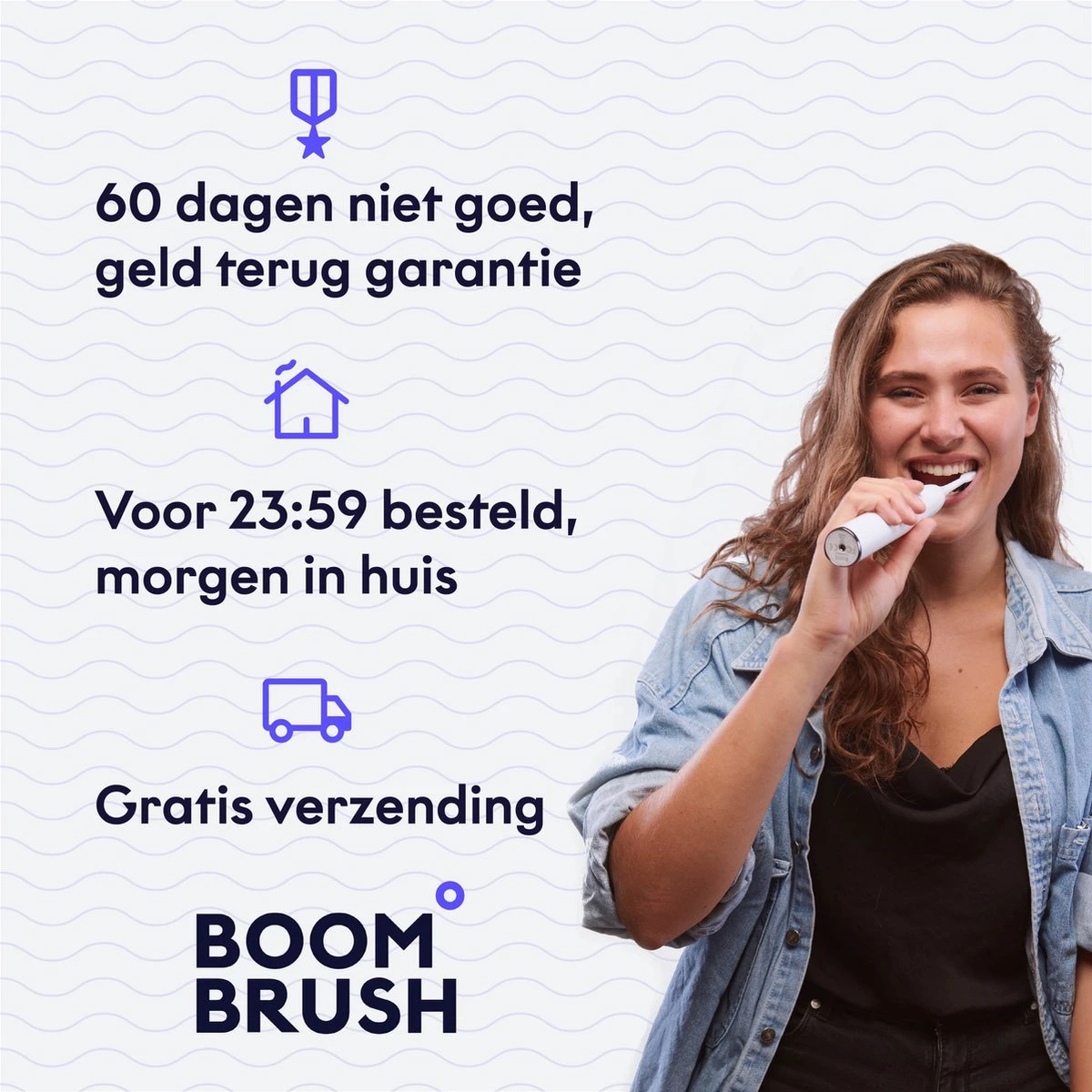 BOOMBRUSH Elektrische Tandenborstel - Zwart - 90 Dagen Batterij - Duurzaam 12 BOOMBRUSH Elektrische Tandenborstel - Zwart - 90 Dagen Batterij - Duurzaam - Afbeelding 10