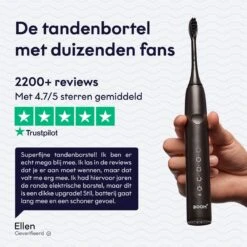 BOOMBRUSH Elektrische Tandenborstel - Zwart - 90 Dagen Batterij - Duurzaam 26 BOOMBRUSH Elektrische Tandenborstel - Zwart - 90 Dagen Batterij - Duurzaam -Mondelinge Benodigdheden Winkel 1200x1200 116