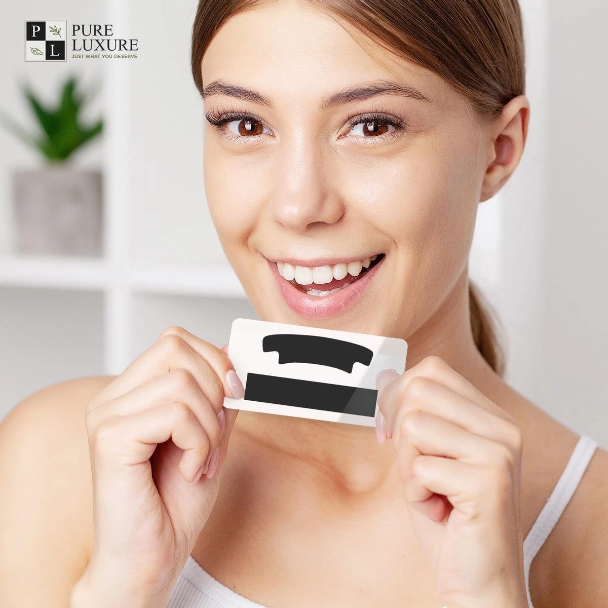 De Tanden Bleker - Pure Luxure - Professionele Tandenbleek Strips - 28 Strips - Teeth Whitening Strips - Wittere Tanden - Zonder Peroxide - Tanden Bleken 8 De Tanden Bleker - Pure Luxure - Professionele Tandenbleek Strips - 28 Strips - Teeth Whitening Strips - Wittere Tanden - Zonder Peroxide - Tanden Bleken - Afbeelding 6