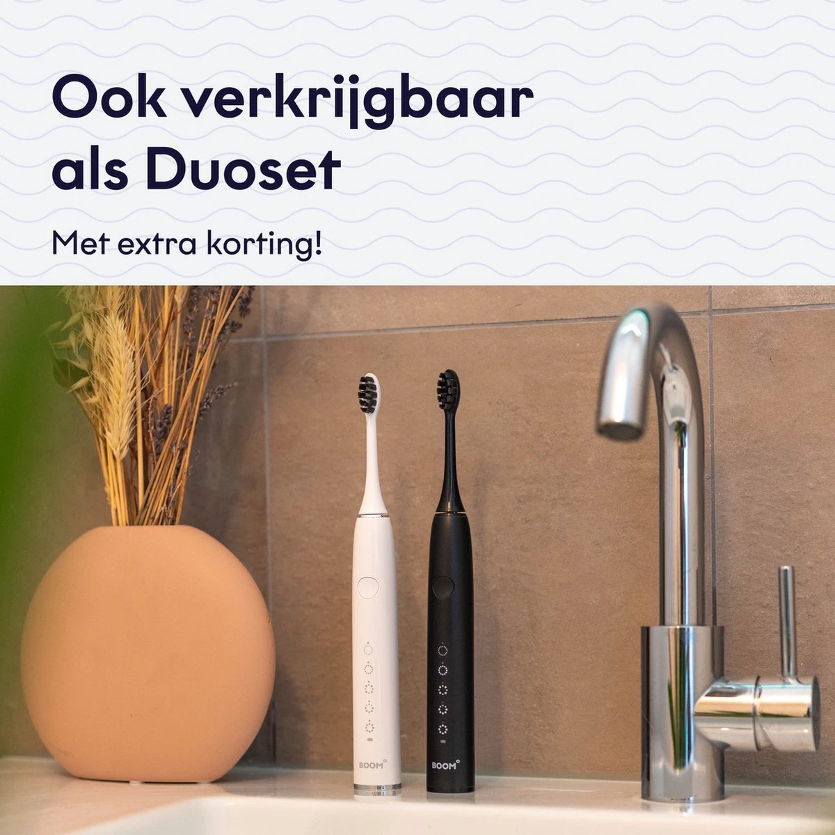BOOMBRUSH Elektrische Tandenborstel - Zwart - 90 Dagen Batterij - Duurzaam 15 BOOMBRUSH Elektrische Tandenborstel - Zwart - 90 Dagen Batterij - Duurzaam - Afbeelding 13
