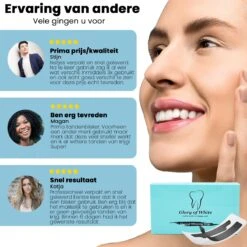 Glory Of White - Professionele Tandenbleek Strips - 28 Strips - Teeth Whitening Strips - Wittere Tanden - Zonder Peroxide - Tanden Bleken -Mondelinge Benodigdheden Winkel 1200x1200 1186