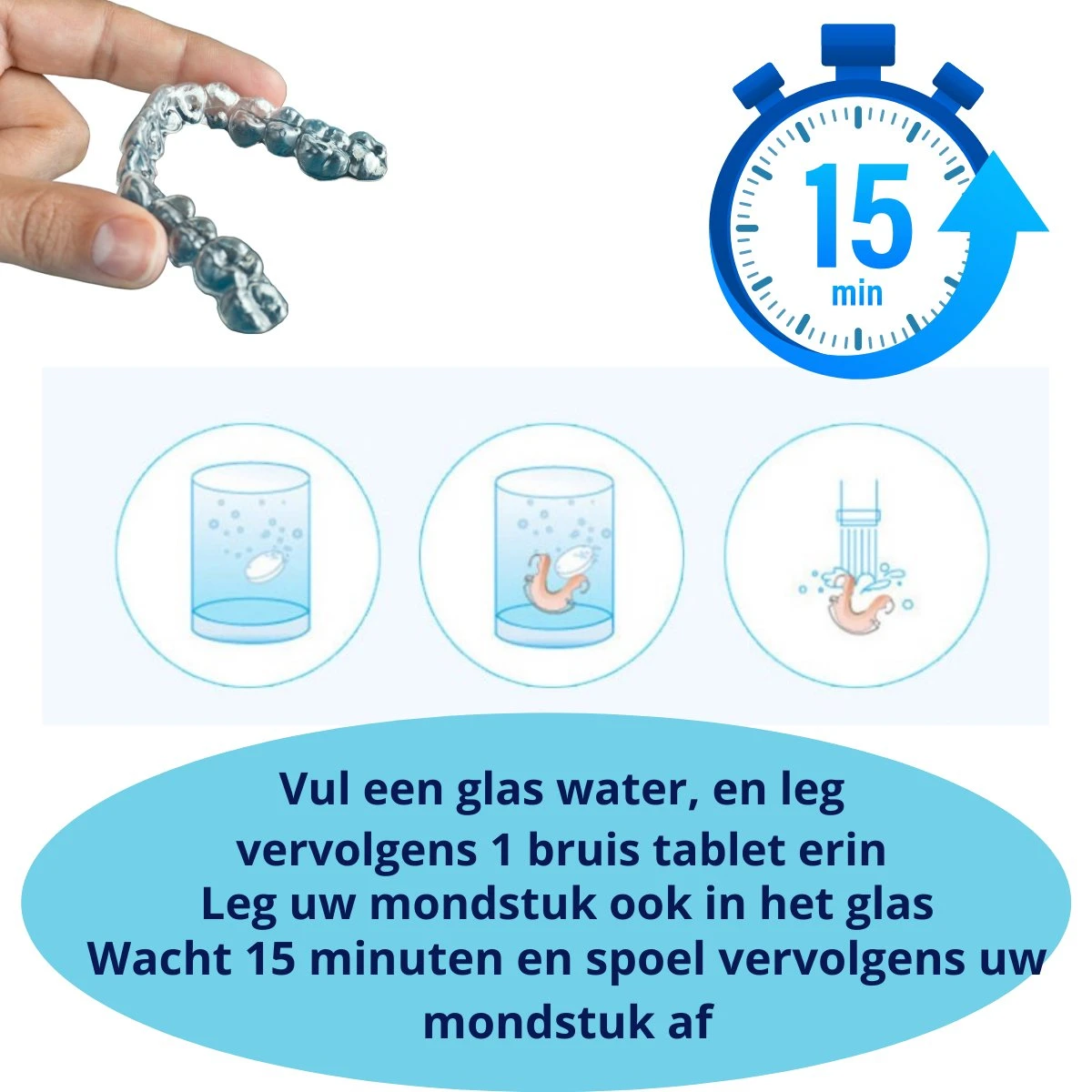 Dr. Ortho Reinigingstabletten 96 Stuks - Bitje - Tanden - Beugel - Kunstgebit - Voordeelverpakking 6 Dr. Ortho Reinigingstabletten 96 Stuks - Bitje - Tanden - Beugel - Kunstgebit - Voordeelverpakking - Afbeelding 4