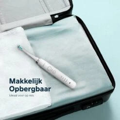 Bintoi® ISonic Pro Series D700 - Elektrische Tandenborstel - Ultra Whitening - 1 Handvat En 4 Opzetborstels - Oplaadbaar - Veilig Voor Douche - Gratis Reisetui - Wit -Mondelinge Benodigdheden Winkel 1200x1200 218