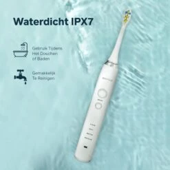 Bintoi® ISonic Pro Series D700 - Elektrische Tandenborstel - Ultra Whitening - 1 Handvat En 4 Opzetborstels - Oplaadbaar - Veilig Voor Douche - Gratis Reisetui - Wit -Mondelinge Benodigdheden Winkel 1200x1200 219