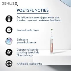 Oral B Oral-B Genius X Elektrische Tandenborstel Rosegold -Mondelinge Benodigdheden Winkel 1200x1200 357