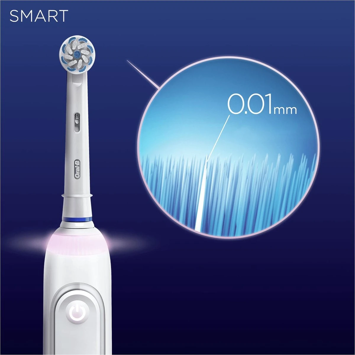 Oral B Oral-B Smart Sensitive - Elektrische Tandenborstel - Ontworpen Door Braun - 1 Handvat En 1 Opzetborstel 6 Oral B Oral-B Smart Sensitive - Elektrische Tandenborstel - Ontworpen Door Braun - 1 Handvat En 1 Opzetborstel - Afbeelding 4