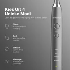 Bintoi® ISonic Pro Series D700 - Elektrische Tandenborstel - Ultra Whitening -Mondelinge Benodigdheden Winkel 1200x1200 365