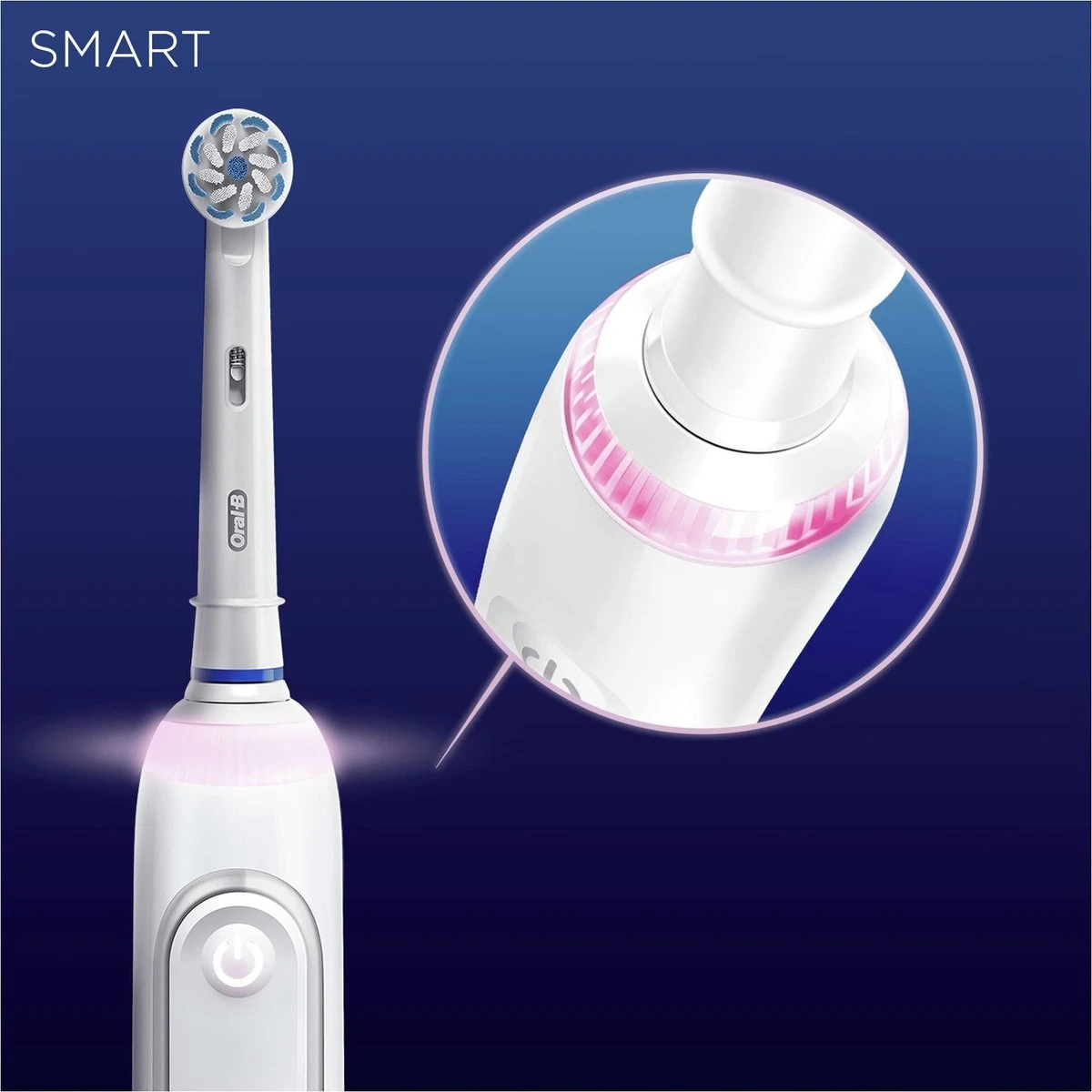Oral B Oral-B Smart Sensitive - Elektrische Tandenborstel - Ontworpen Door Braun - 1 Handvat En 1 Opzetborstel 7 Oral B Oral-B Smart Sensitive - Elektrische Tandenborstel - Ontworpen Door Braun - 1 Handvat En 1 Opzetborstel - Afbeelding 5
