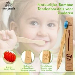 4+2 Bamboe Tandenborstel Voor Kinderen - Emoji - Bamboo Kids Toothbrush - Zero Waste - Vegan -Mondelinge Benodigdheden Winkel 1200x1200 378