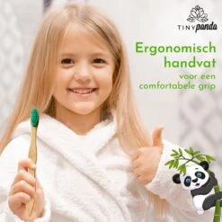 4+2 Bamboe Tandenborstel Voor Kinderen - Emoji - Bamboo Kids Toothbrush - Zero Waste - Vegan -Mondelinge Benodigdheden Winkel 1200x1200 380