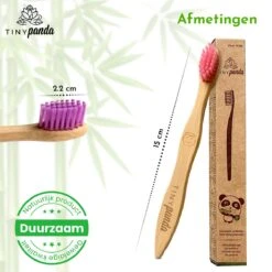 4+2 Bamboe Tandenborstel Voor Kinderen - Emoji - Bamboo Kids Toothbrush - Zero Waste - Vegan -Mondelinge Benodigdheden Winkel 1200x1200 381