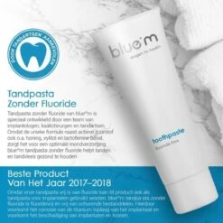 Blue®m Fluoride Vrije Tandpasta 75 Ml - Bluem Tandpasta - Tandpasta Zonder Fluoride -Mondelinge Benodigdheden Winkel 1200x1200 474