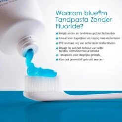 Blue®m Fluoride Vrije Tandpasta 75 Ml - Bluem Tandpasta - Tandpasta Zonder Fluoride -Mondelinge Benodigdheden Winkel 1200x1200 476