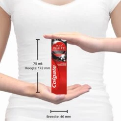 Colgate® Colgate Max White Charcoal Whitening Tandpasta - 4 X 75 Ml - Voordeelverpakking -Mondelinge Benodigdheden Winkel 1200x1200 585