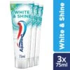 Aquafresh White & Shine - Tandpasta - Voordeelverpakking - 3x75 Ml -Mondelinge Benodigdheden Winkel 1200x1200 589