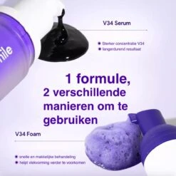 V34 Colour Corrector Duo Kit - Tandenbleker - 100% Natuurlijke Ingrediënten - Peroxidevrij - Tanden Bleken - Witte Tanden - Tandenbleekset - Teeth Whitening - Tandpasta -Mondelinge Benodigdheden Winkel 1200x1200 599