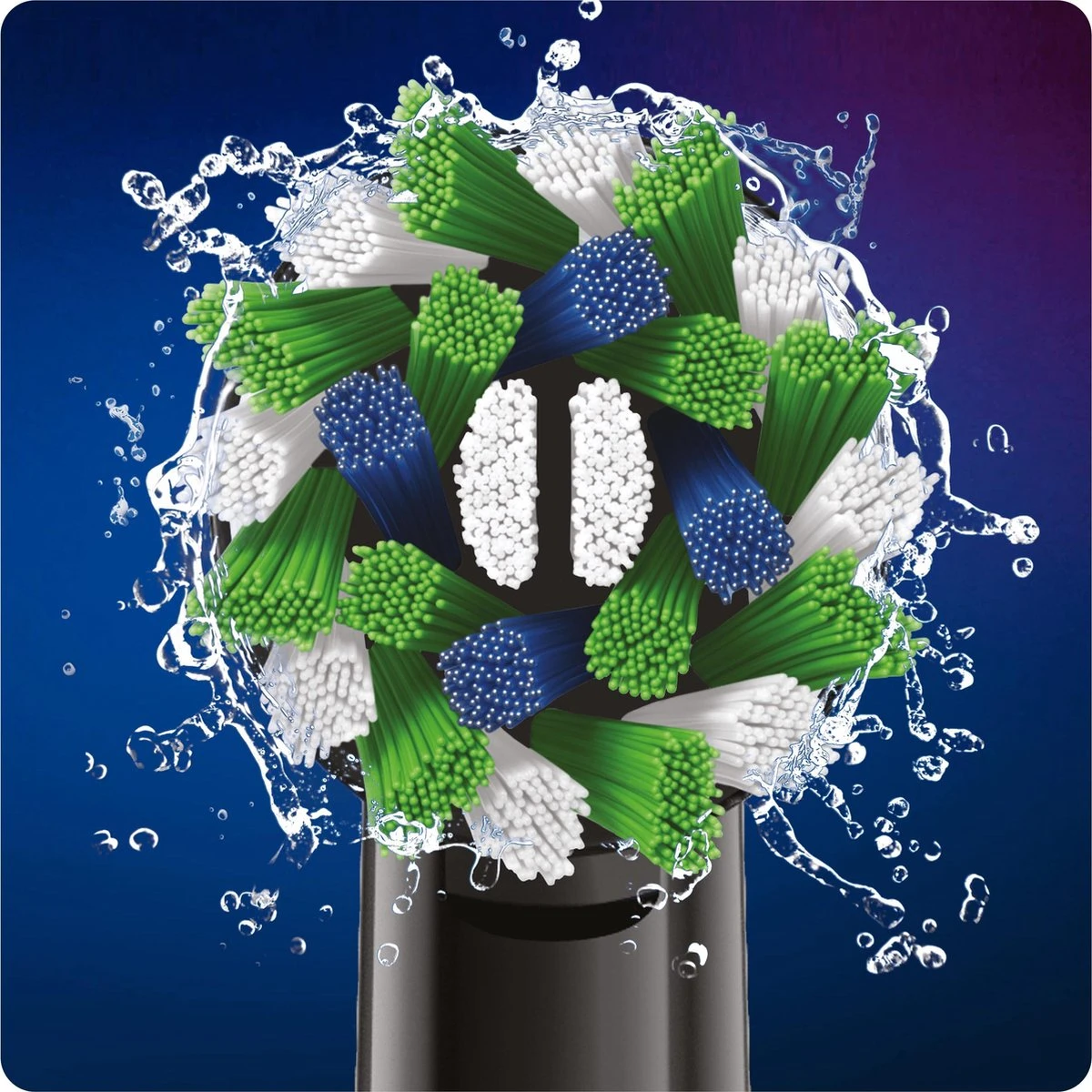 Oral B Oral-B CrossAction - Met CleanMaximiser-technologie - Opzetborstels - Zwart - 8 Stuks 9 Oral B Oral-B CrossAction - Met CleanMaximiser-technologie - Opzetborstels - Zwart - 8 Stuks - Afbeelding 7