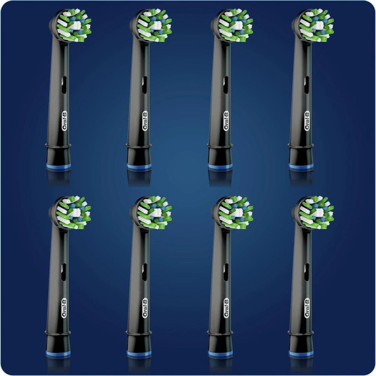 Oral B Oral-B CrossAction - Met CleanMaximiser-technologie - Opzetborstels - Zwart - 8 Stuks 11 Oral B Oral-B CrossAction - Met CleanMaximiser-technologie - Opzetborstels - Zwart - 8 Stuks - Afbeelding 9