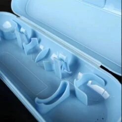 Reisetui Geschikt Voor Oral-B Pro/Vitality/Smartseries Stages Kids - Beschermhoes Travel Case - Geschikt Voor Elektrische Tandenborstel & 2 Opzetborstels - Lichtblauw -Mondelinge Benodigdheden Winkel 1200x1200 836