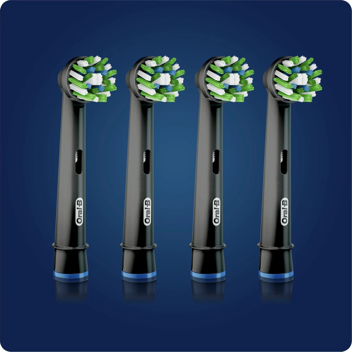 Oral B Oral-B CrossAction - Met CleanMaximiser-technologie - Opzetborstels - Zwart - 4stuks 8 Oral B Oral-B CrossAction - Met CleanMaximiser-technologie - Opzetborstels - Zwart - 4stuks - Afbeelding 6