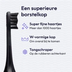 BOOMBRUSH Opzetborstels Elektrische Tandenborstel - Zwart - 4 Stuks -Mondelinge Benodigdheden Winkel 1200x1200 942