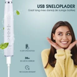 Merkloos Tandsteen Verwijderaar Elektrisch – Tandenborstel Opzetstukken - Tandarts Spiegel - 5 Standen -Wit -Mondelinge Benodigdheden Winkel 1200x1200 999