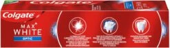 Colgate® Colgate Max White One Optic Whitening Tandpasta - 4 X 75ml - Voordeelverpakking -Mondelinge Benodigdheden Winkel 1200x338