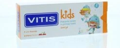 Vitis Kids - Tandpasta & Gel - 2+ Jaar - 50ml - Kersen Smaak -Mondelinge Benodigdheden Winkel 1200x486