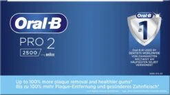 Oral B Oral-B PRO 2 2500 - Zwart - Elektrische Tandenborstel - Met Reisetui -Mondelinge Benodigdheden Winkel 1200x671 2