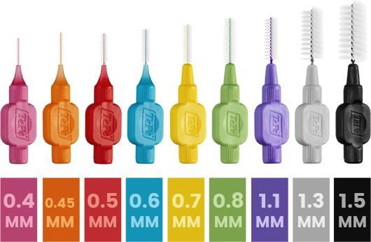 Tepe Interdentale Rager Origineel 1.3 Mm Grijs - 25 Stuks 4 Tepe Interdentale Rager Origineel 1.3 Mm Grijs - 25 Stuks - Afbeelding 2