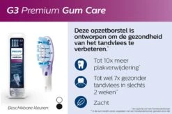 Philips Sonicare G3 Premium Gum Care HX9054/33 - Opzetborstel - 4 Stuks 22 Philips Sonicare G3 Premium Gum Care HX9054/33 - Opzetborstel - 4 Stuks -Mondelinge Benodigdheden Winkel 1200x799 12