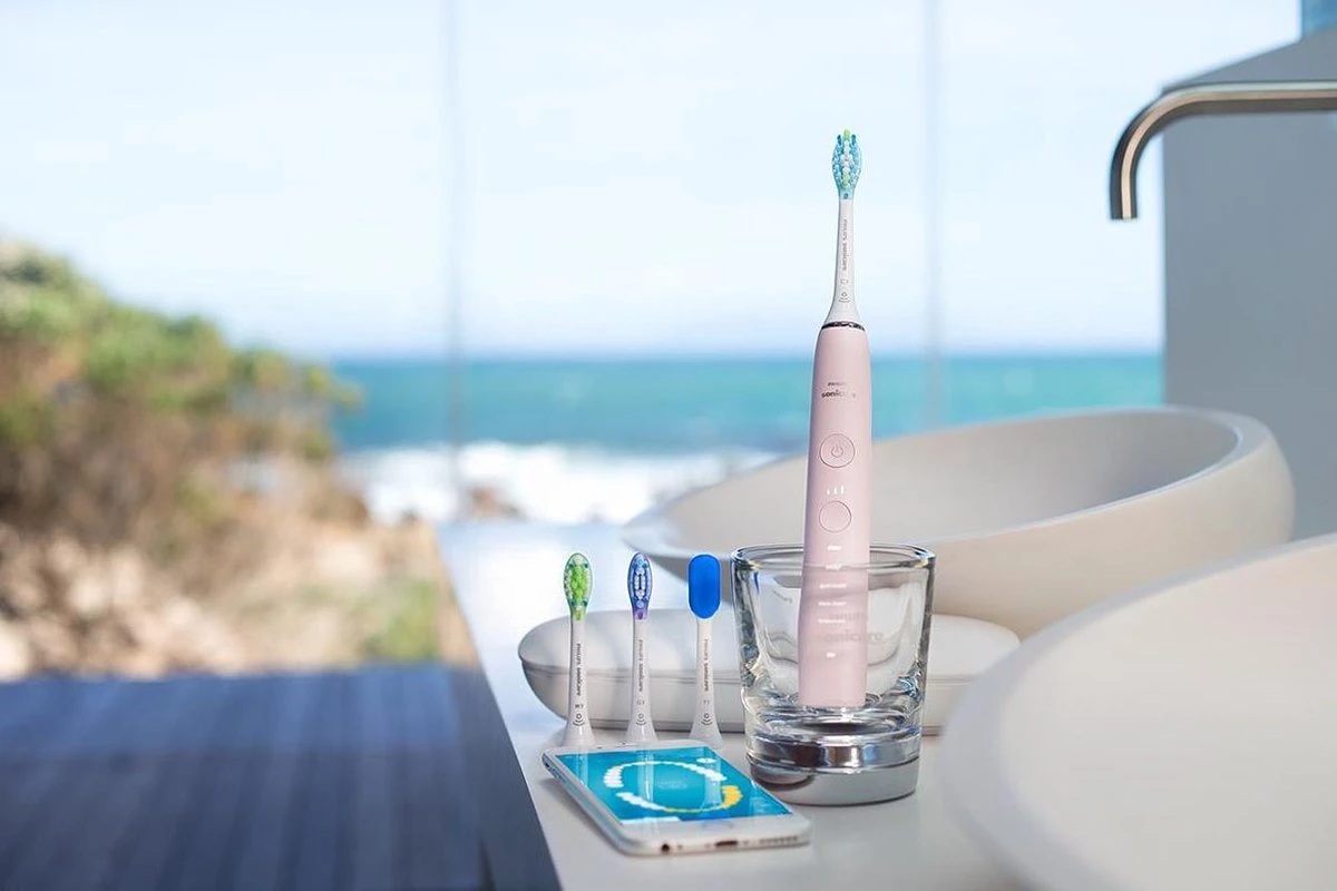 Philips Sonicare DiamondClean 9000 HX9911/29 - Luxe Elektrische Tandenborstel - Lichtroze 18 Philips Sonicare DiamondClean 9000 HX9911/29 - Luxe Elektrische Tandenborstel - Lichtroze - Afbeelding 16