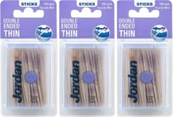 Jordan Tandenstoker Dun - 3x 100 Stuks - Voordeelverpakking