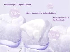 Tandpasta V34 Colour Corrector - Paarse Tandpasta - Tandenblekers - Hismile -Mondelinge Benodigdheden Winkel 1200x891 1