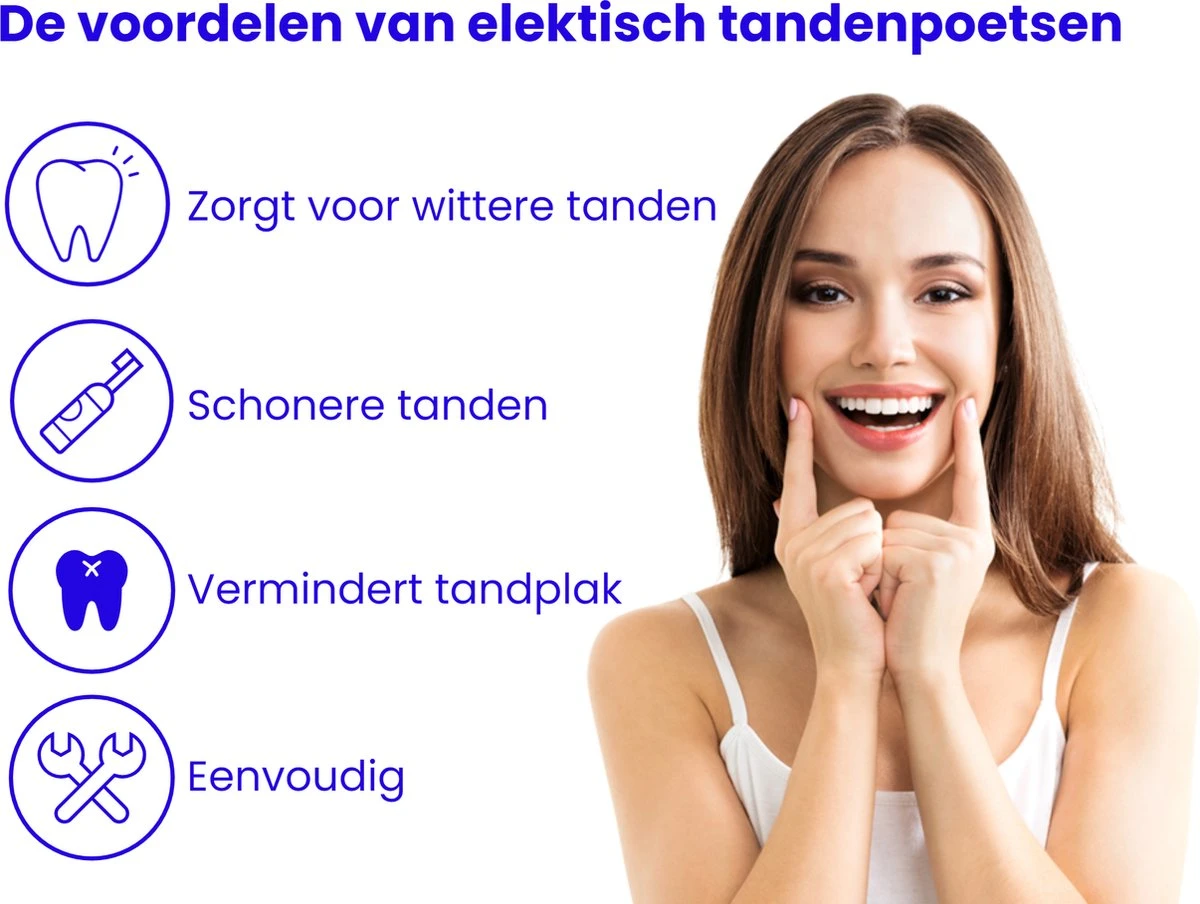 Cless® - Cross Action - 12 Stuks - Geschikt Voor Opzetborstel Oral-B Braun 4 Cless® - Cross Action - 12 Stuks - Geschikt Voor Opzetborstel Oral-B Braun - Afbeelding 2