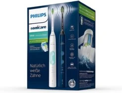 Philips 4500 Series HX6851/34 - Sonische Tandenborstel - Wit En Blauw -Mondelinge Benodigdheden Winkel 1200x916 1