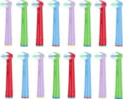 Cosity - Universele Opzetborstels Voor Kinderen - Voor Kids - Geschikt Voor Oral-B - 16 Stuks - Soft