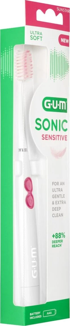 GUM® GUM Elektrische Tandenborstel Sonic Sensitive -Mondelinge Benodigdheden Winkel 261x1200