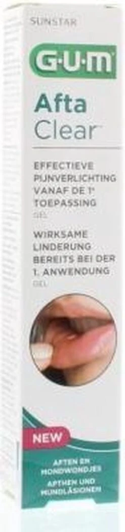 GUM® GUM AftaClear Mondgel 10 Ml -Mondelinge Benodigdheden Winkel 283x1200 1