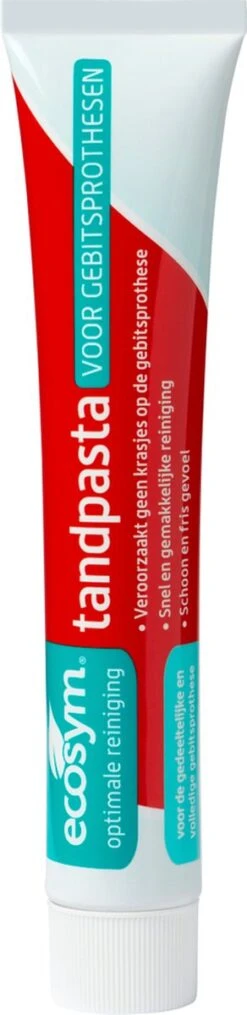Ecosym Tandpasta - Kunstgebitreiniging - 75 Ml -Mondelinge Benodigdheden Winkel 292x1200