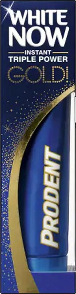 Prodent Tandpasta White Now Gold 75 Ml 11 Prodent Tandpasta White Now Gold 75 Ml -Mondelinge Benodigdheden Winkel 311x1200 1