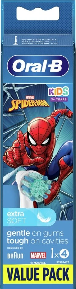 Oral B Oral-B Kids Opzetborstels Met Marvel Spider-Man-figuren, 4 Stuks 15 Oral B Oral-B Kids Opzetborstels Met Marvel Spider-Man-figuren, 4 Stuks -Mondelinge Benodigdheden Winkel 318x1200 1