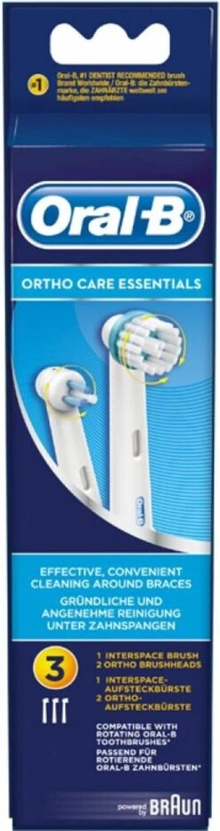 Oral B Oral-B Ortho Care - Opzetborstels - 3 Stuks -Mondelinge Benodigdheden Winkel 318x1200