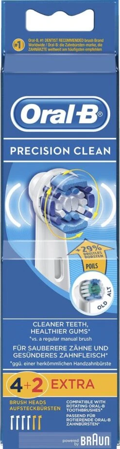 Oral B Oral-B Precision Clean - Opzetborstels - 6 Stuks - Wit -Mondelinge Benodigdheden Winkel 321x1200 4