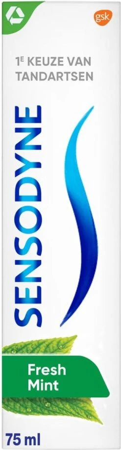Sensodyne Freshmint Tandpasta Voor Gevoelige Tanden 2x 75 Ml -Mondelinge Benodigdheden Winkel 323x1200 1