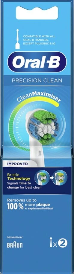 Oral B Oral-B Precision Clean - Met CleanMaximiser-technologie - Opzetborstels - 2 Stuks 21 Oral B Oral-B Precision Clean - Met CleanMaximiser-technologie - Opzetborstels - 2 Stuks -Mondelinge Benodigdheden Winkel 325x1200 2