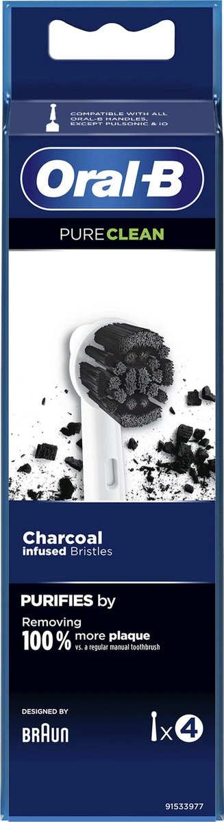 Oral B Oral-B Pure Clean Opzetborstel - 4 Stuks 6 Oral B Oral-B Pure Clean Opzetborstel - 4 Stuks - Afbeelding 4