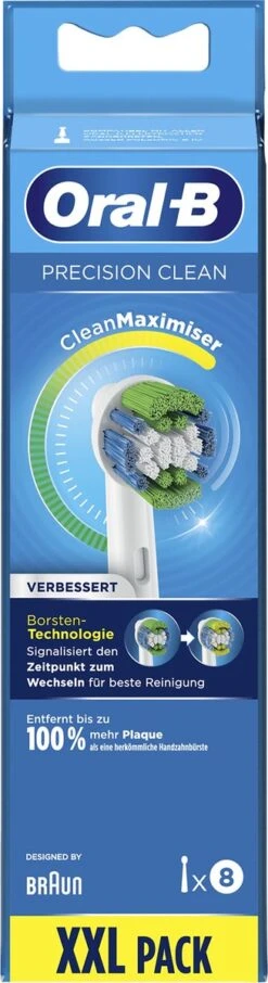 Oral B Oral-B Precision Clean Opzetborstel 8 Stuks - CleanMaximiser 20 Oral B Oral-B Precision Clean Opzetborstel 8 Stuks - CleanMaximiser -Mondelinge Benodigdheden Winkel 327x1200 8