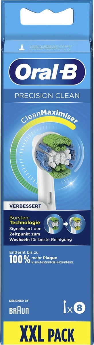 Oral B Oral-B Precision Clean Opzetborstel 8 Stuks - CleanMaximiser 11 Oral B Oral-B Precision Clean Opzetborstel 8 Stuks - CleanMaximiser - Afbeelding 9