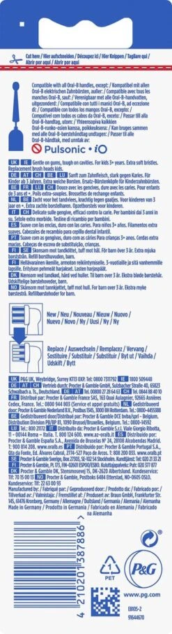 Oral B Oral-B Opzetborstels Kids 2 Stuks -Mondelinge Benodigdheden Winkel 327x1200 9